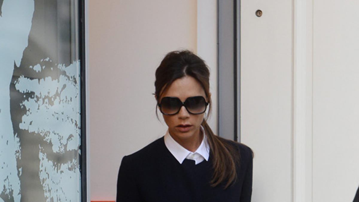 El sorprendente look de Victoria Beckham