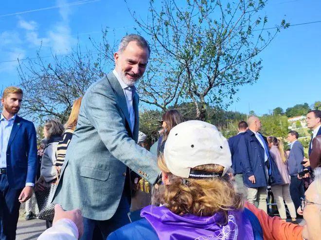 El Rey en el Pueblo Ejemplar de Asturias: "Sois símbolo de las virtudes con las que se puede construir una vida en lugares como este