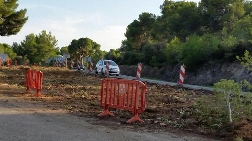 La rotonda de El Bosque ya toma forma