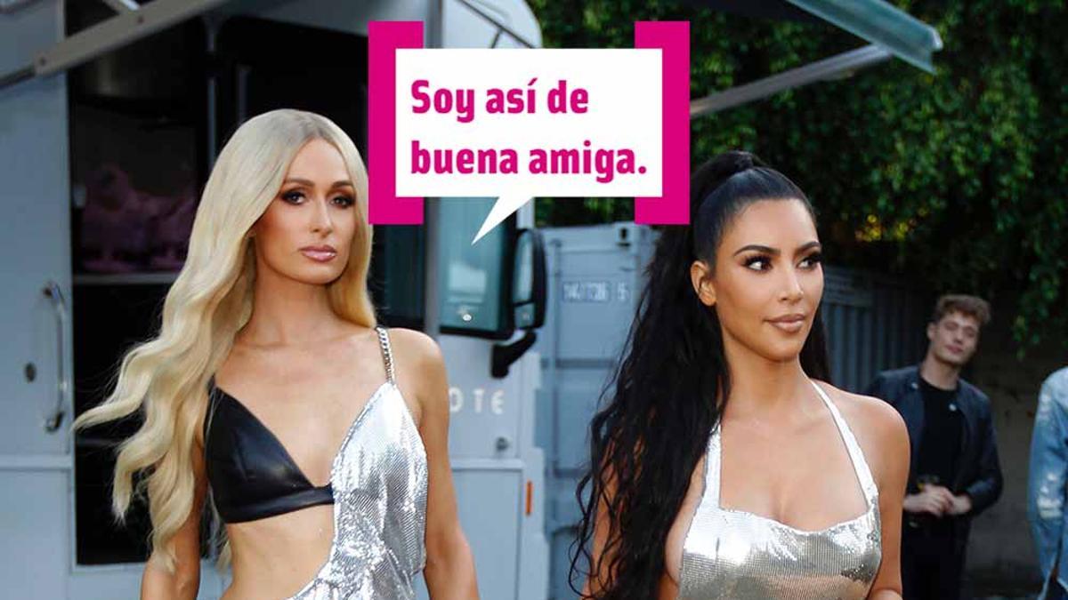 Paris Hilton y Kim Kardashian juntas rodando un videoclip