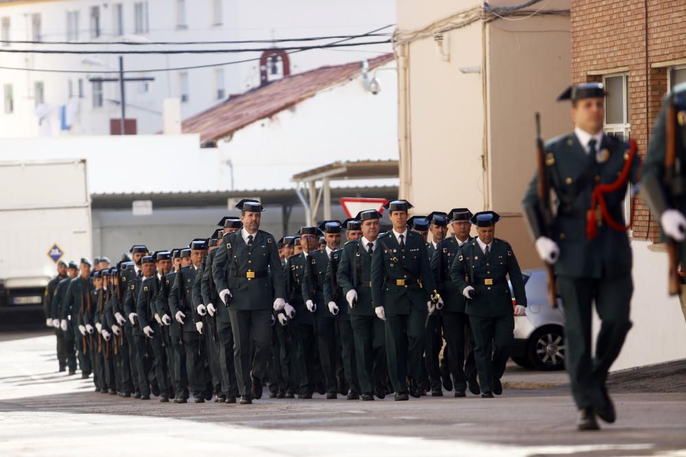 Toma de posesión del nuevo coronel jefe de la Comandancia de la Guardia Civil de Málaga