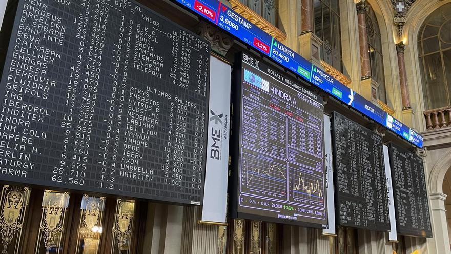 El Ibex 35 aguanta los 17.400 puntos tras el apaciguamiento de Trump en Davos