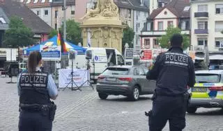 Un hombre armado con un cuchillo hiere a varias personas en la ciudad alemana de Mannheim