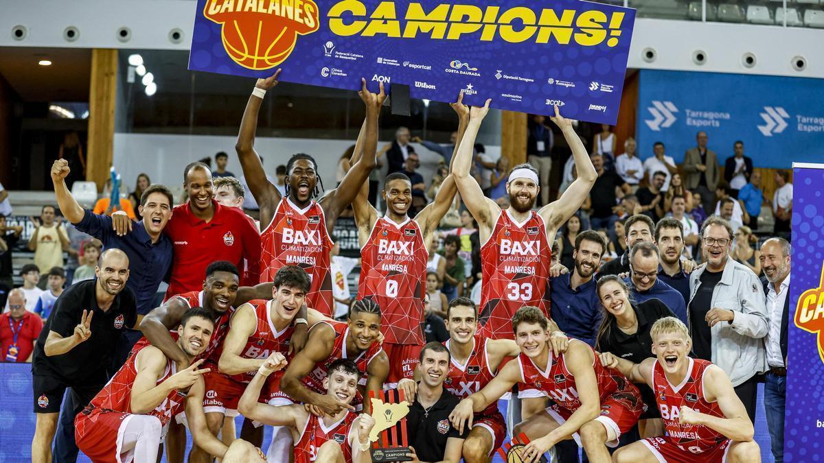 L'aleshores Baxi Manresa és el vigent campió de la Lliga Catalana ACB