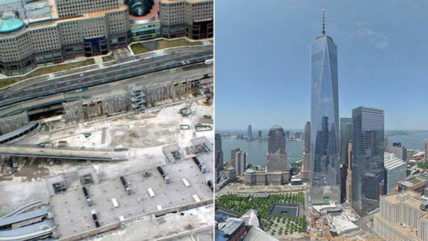 Los 11 años de construcción del One World Trade Center, en dos minutos