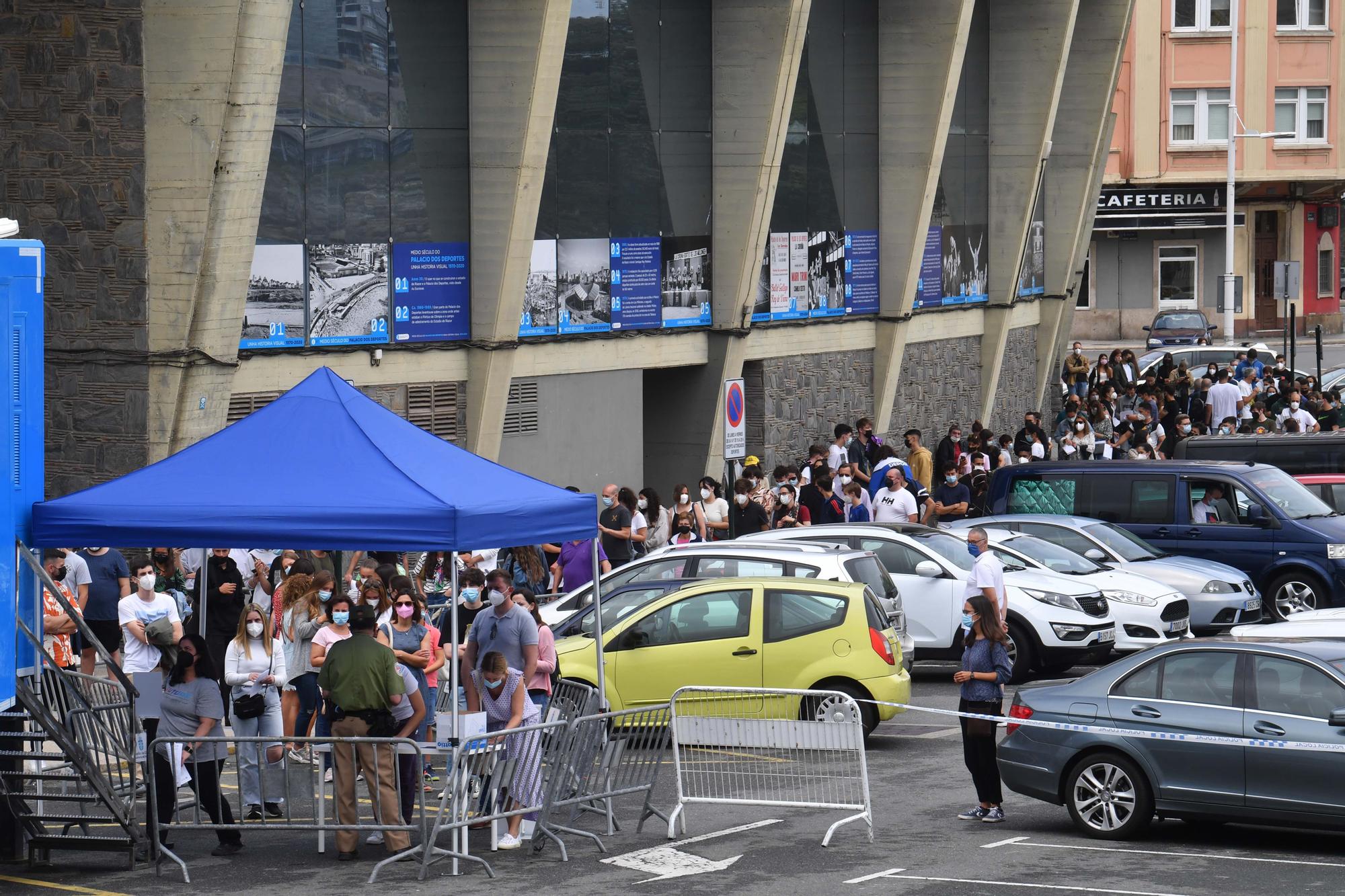 La Xunta realiza test de antígenos hoy en Riazor para aumentar los diagnósticos