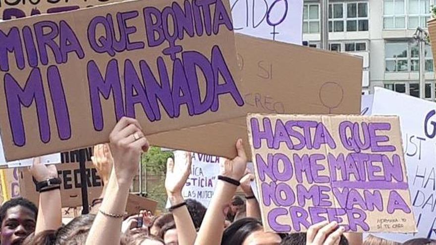 Manifestación contra la sentencia de La Manada.