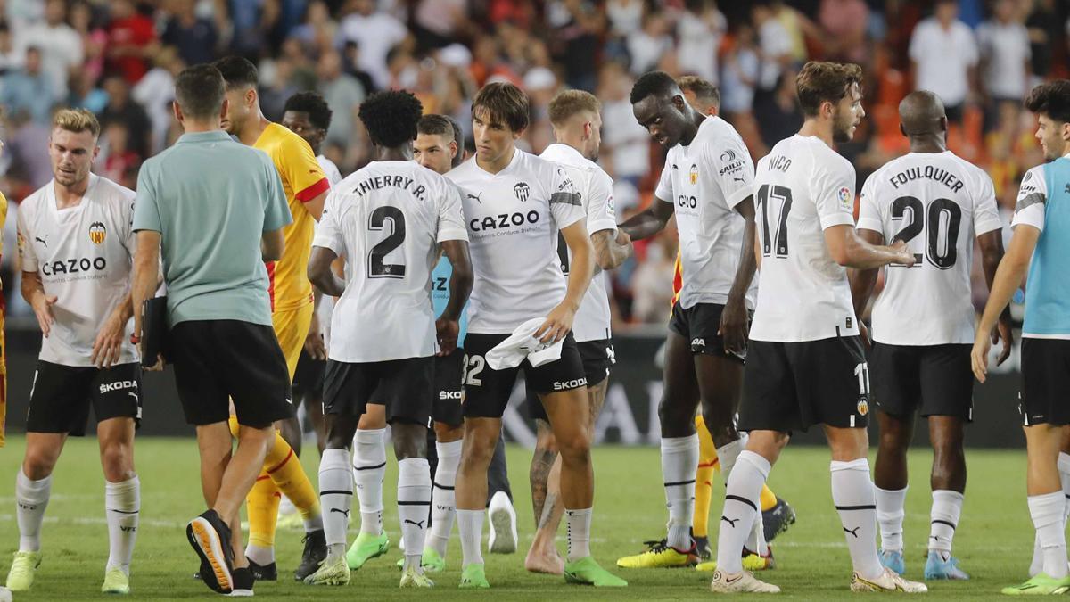 Imagen tras el Valencia CF vs Girona FC