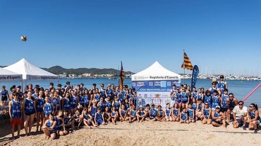 Los competidores del torneo Vibrahotels BeachVolley.