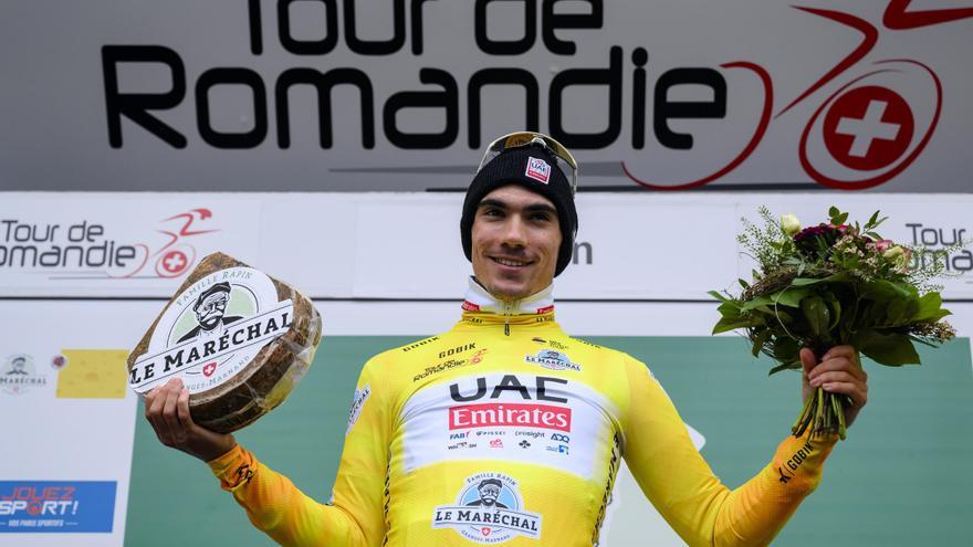 Ayuso se coloca líder del Tour de Romandía tras la contrarreloj