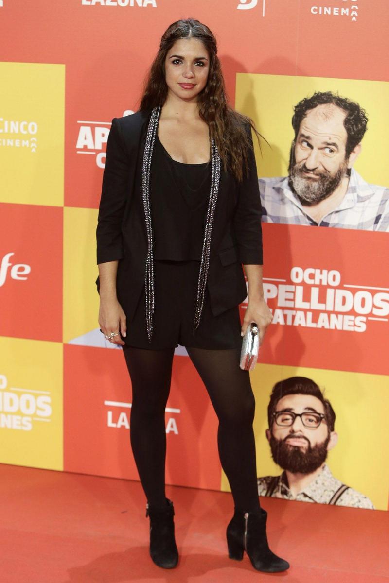 Elena Furiase en el estreno de 'Ocho apellidos catalanes'