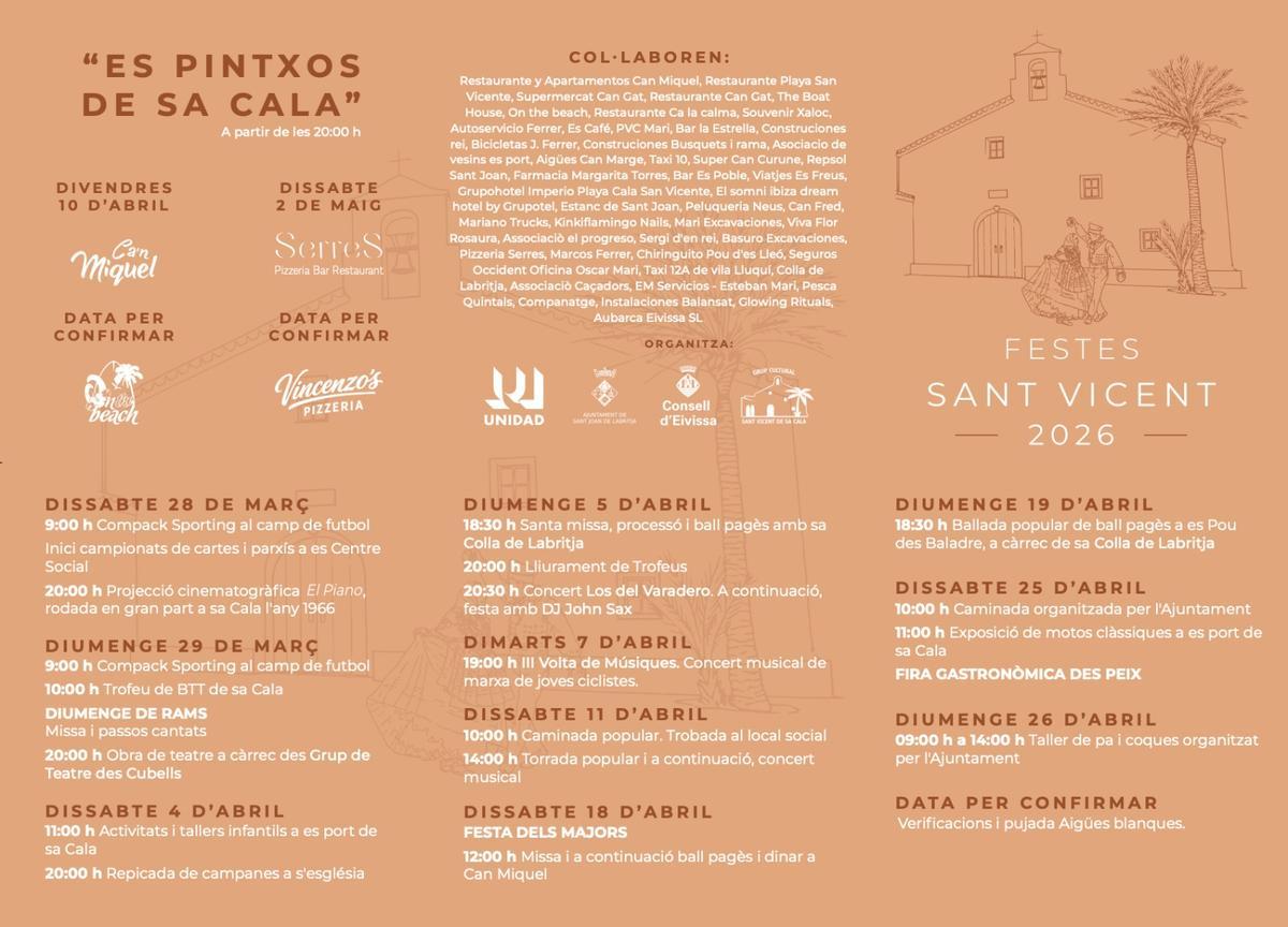 Programa 'Es pintxos de Sa Cala'