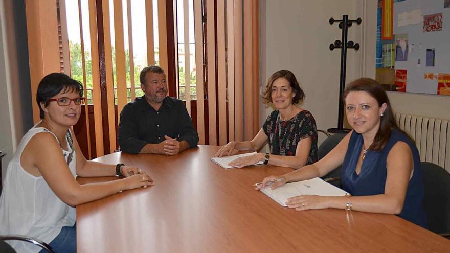 Reunión de Red Eléctrica con el alcalde y la edil de Industria