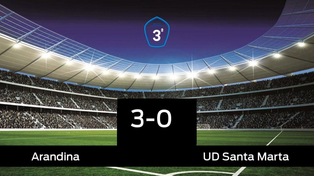 La Arandina derrotó al Santa Marta por 3-0