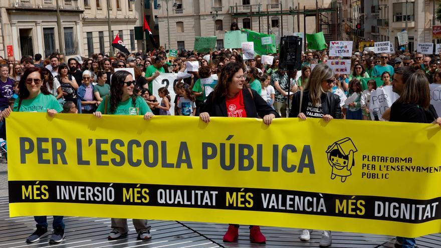 DIRECTO | Huelga de educación hoy en Alicante: últimas noticias sobre las manifestaciones y servicios mínimos