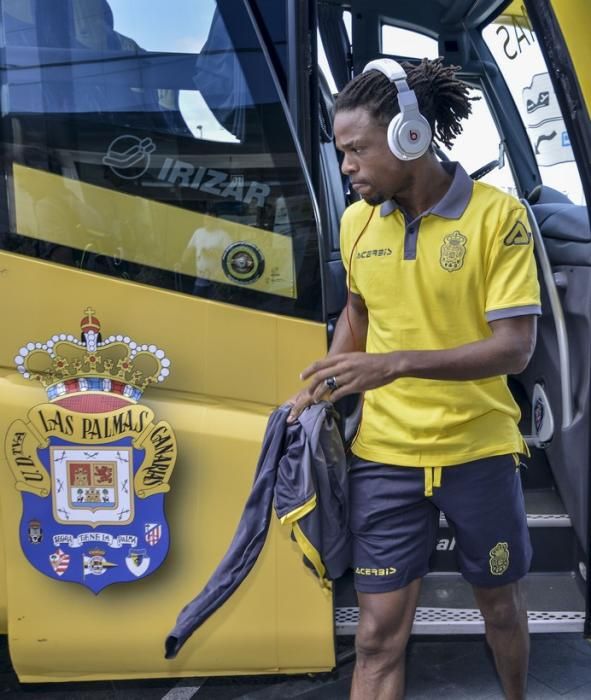 10/09/2017 TELDE. Salida de la UD Las Palmas hacia Malaga para disputar el lunes 11 de Septiembre 2017 la tercera jornada del campeonato de liga 2017/18 FOTO: J.PÉREZ CURBELO