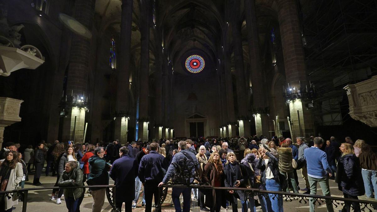 VÍDEO | Así ha sido la Festa de la Llum 2026 en la Catedral de Mallorca