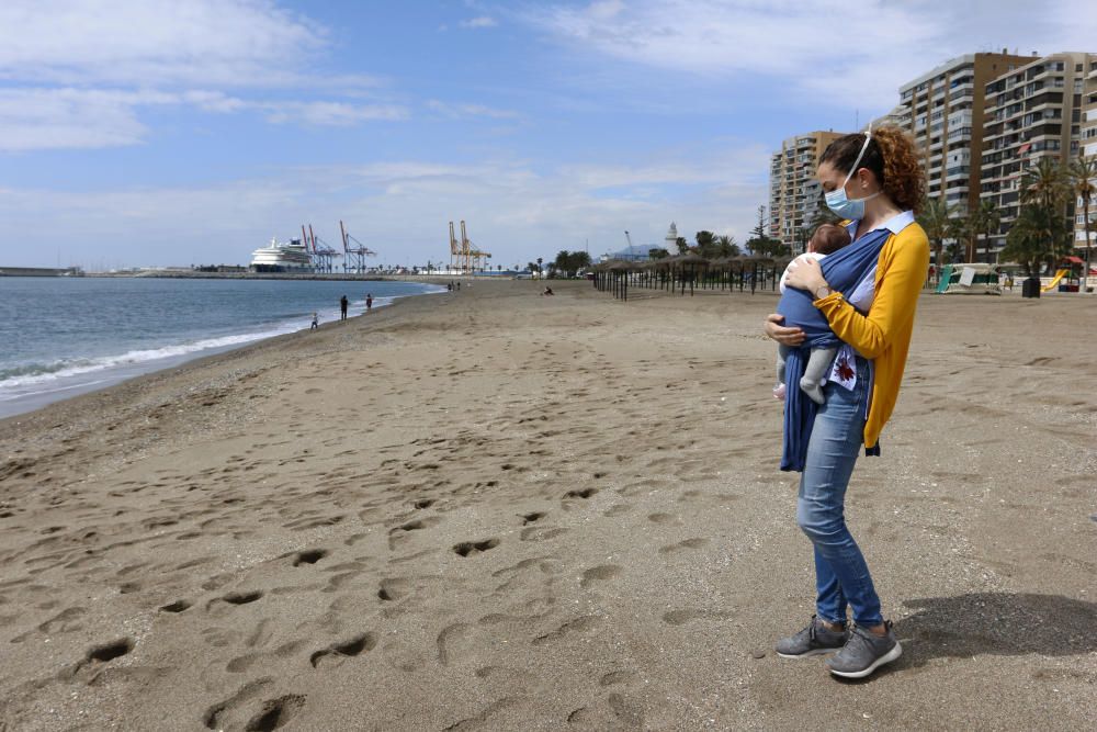 Los menores de 14 años salen a las playas de ...