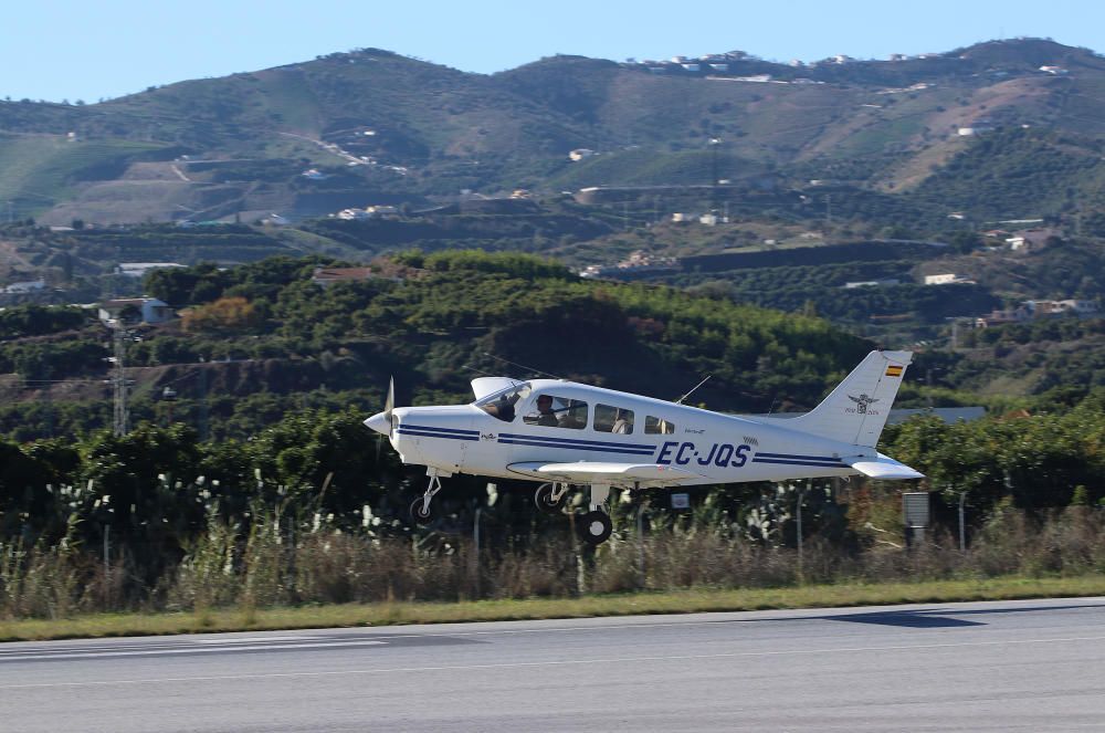 Así es en el aeródromo de la Axarquía