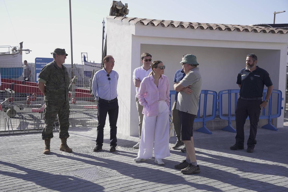 Marga Prohens visita la isla de Cabrera Marga Prohens visita la isla de Cabrera
