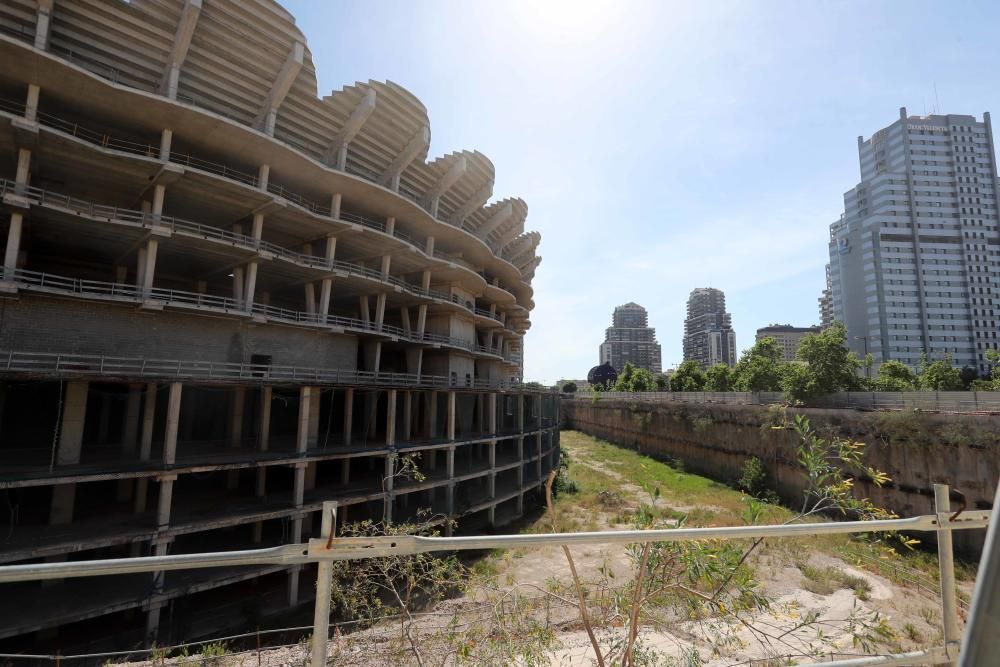 Las imágenes de las obras del nuevo Mestalla