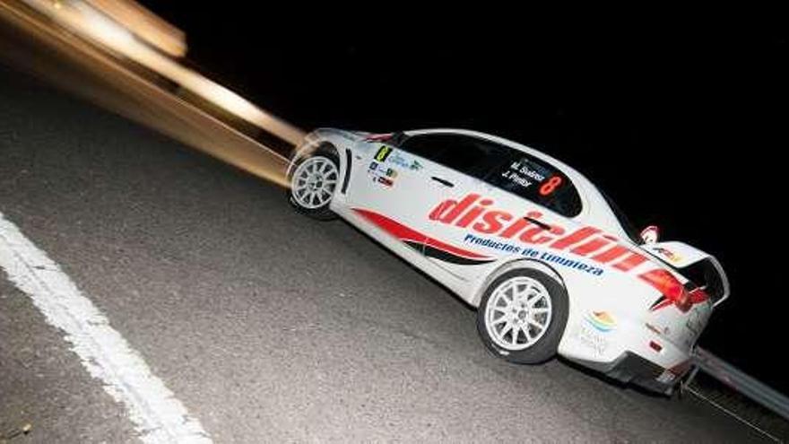 El Mitsubishi Lancer EVO X del Team Suárez. // Josué Guerra