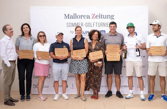 Premiere für das I. Sommer-Golfturnier by Bavaria der Mallorca Zeitung - Feier und Siegerehrung