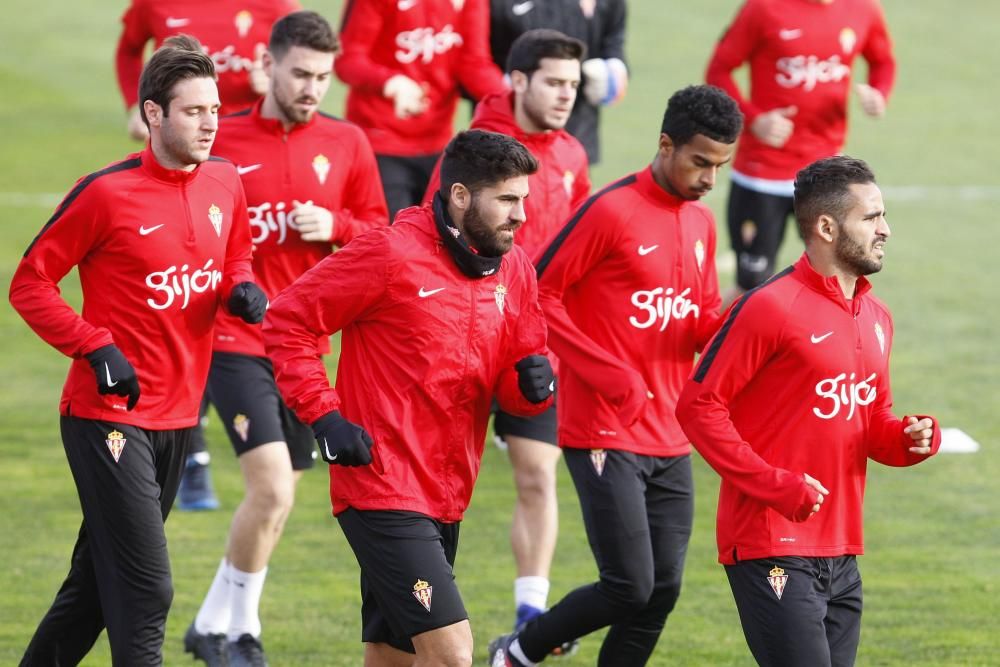 Entrenamiento del Sporting