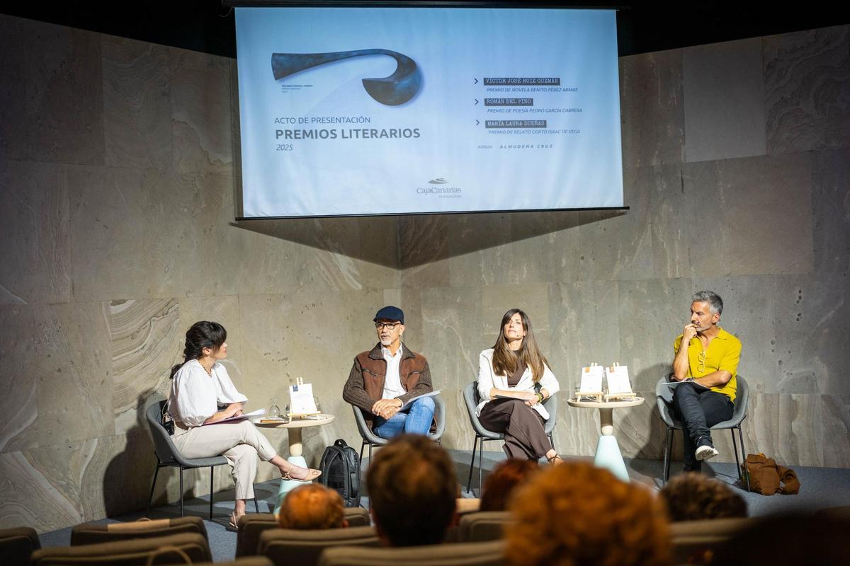Presentación de los Premios Literarios de CajaCanarias