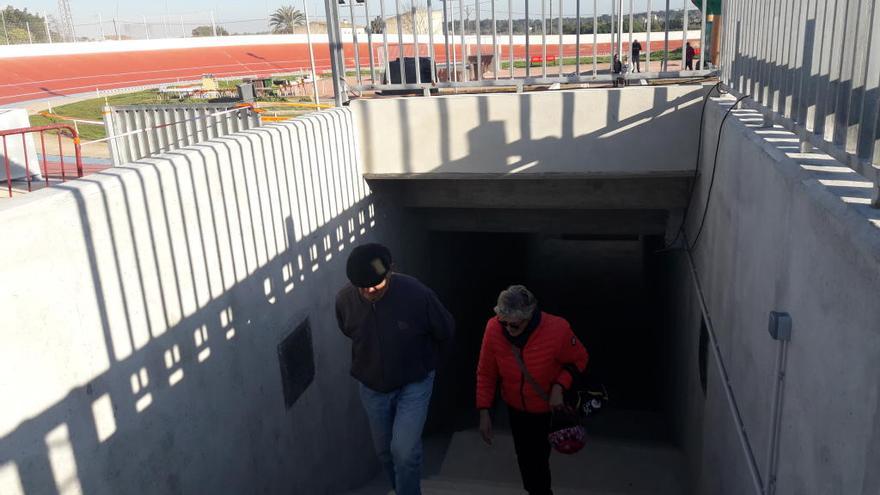 El túnel permite el acceso al centro de la Voltadora con seguridad.