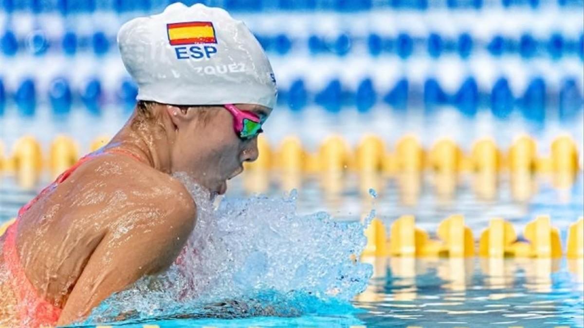 La nadadora española Alba Vázquez