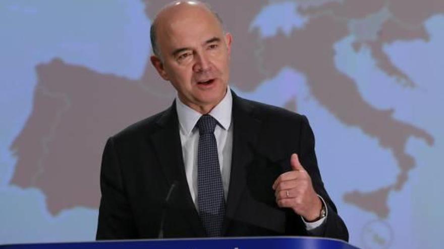 El comissari europeu d&#039;Afers Econòmics, Pierre Moscovici