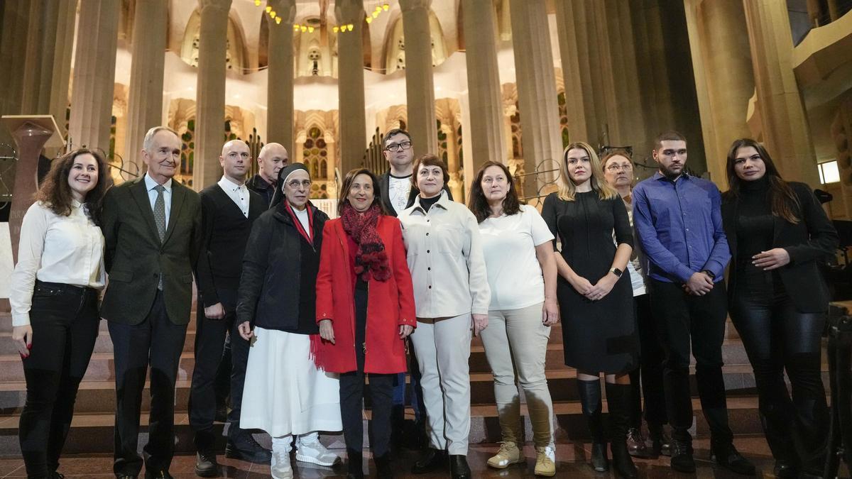 Sor Lucía Caram a la missa criolla benèfica a la Sagrada Família aquest dimarts