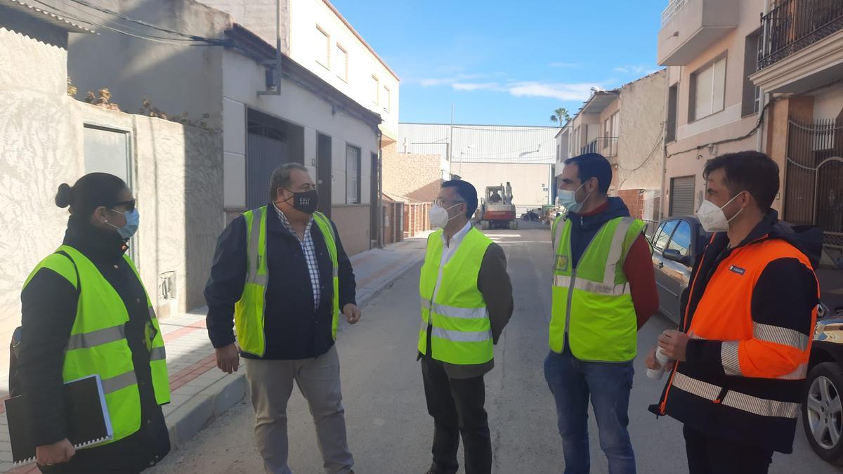 Reciente visita de ediles de Rafal y Orihuela a la zona.