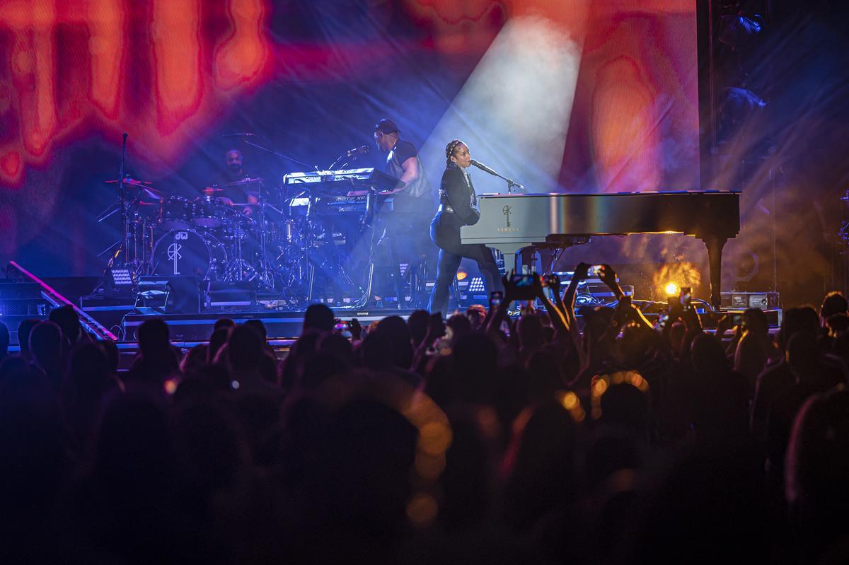 Concierto de Alicia Keys en el Palau Sant Jordi de Barcelona