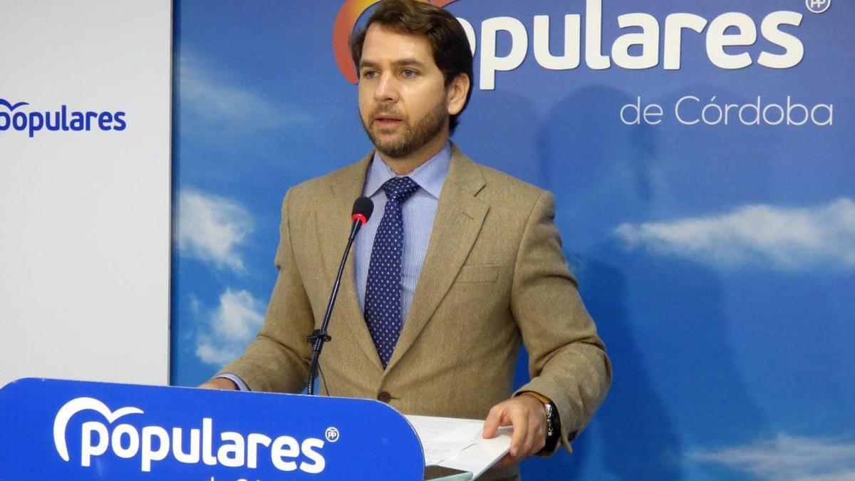 Fernando Priego, alcalde de Cabra y senador popular por Córdoba.