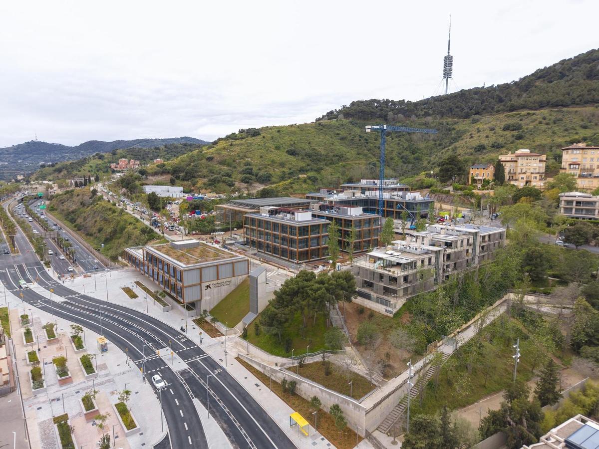 Vista aeréa del CaixaResearch Institute.
