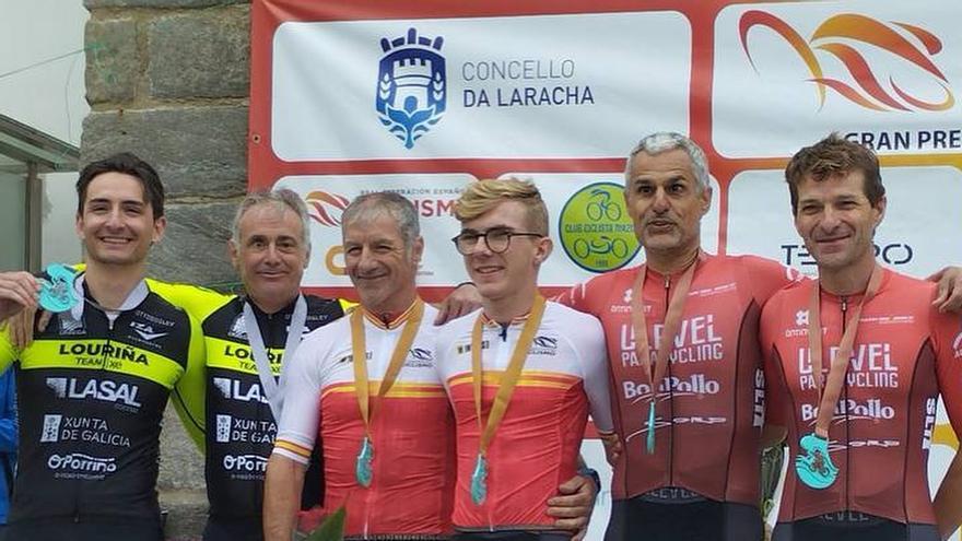 El Ulevel Paracycling de Ontinyent logra dos oros y un bronce en la Copa de España de Ciclismo Paralímpico