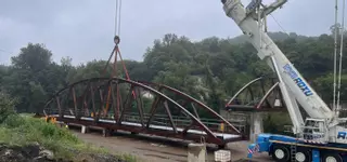 El puente del polígono de Tudela estará acabado a mediados del mes de agosto