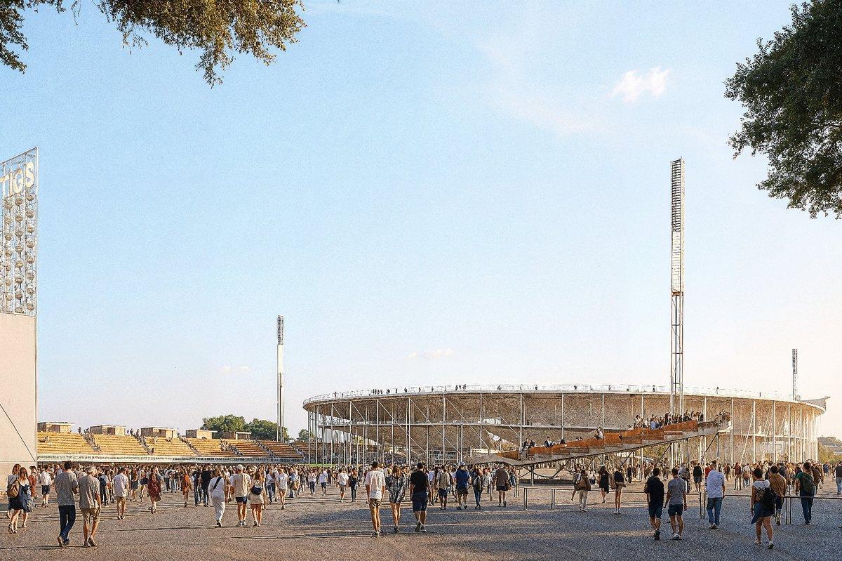 Recreación del exterior de Alicante Park.