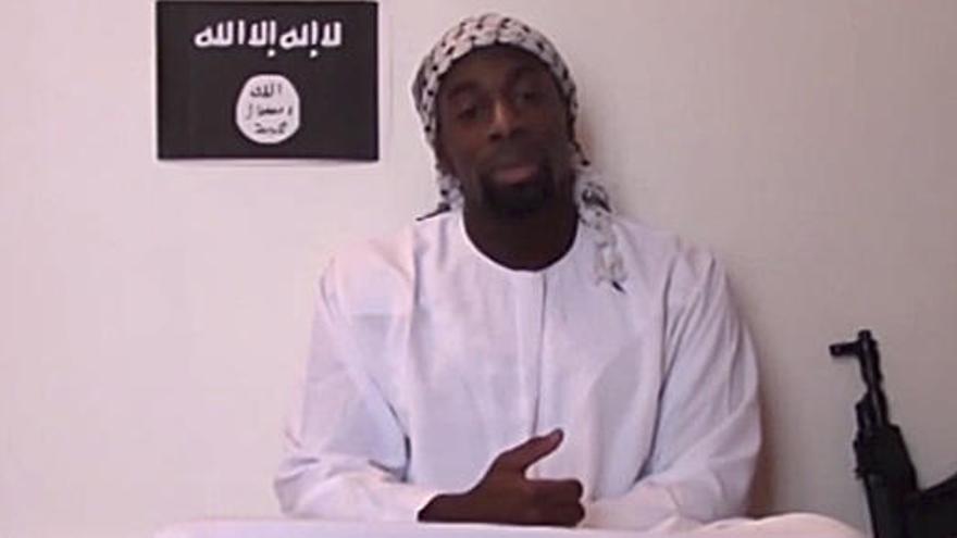 Amédy Coulibaly, en el video en el que reivindicó sus atentados.