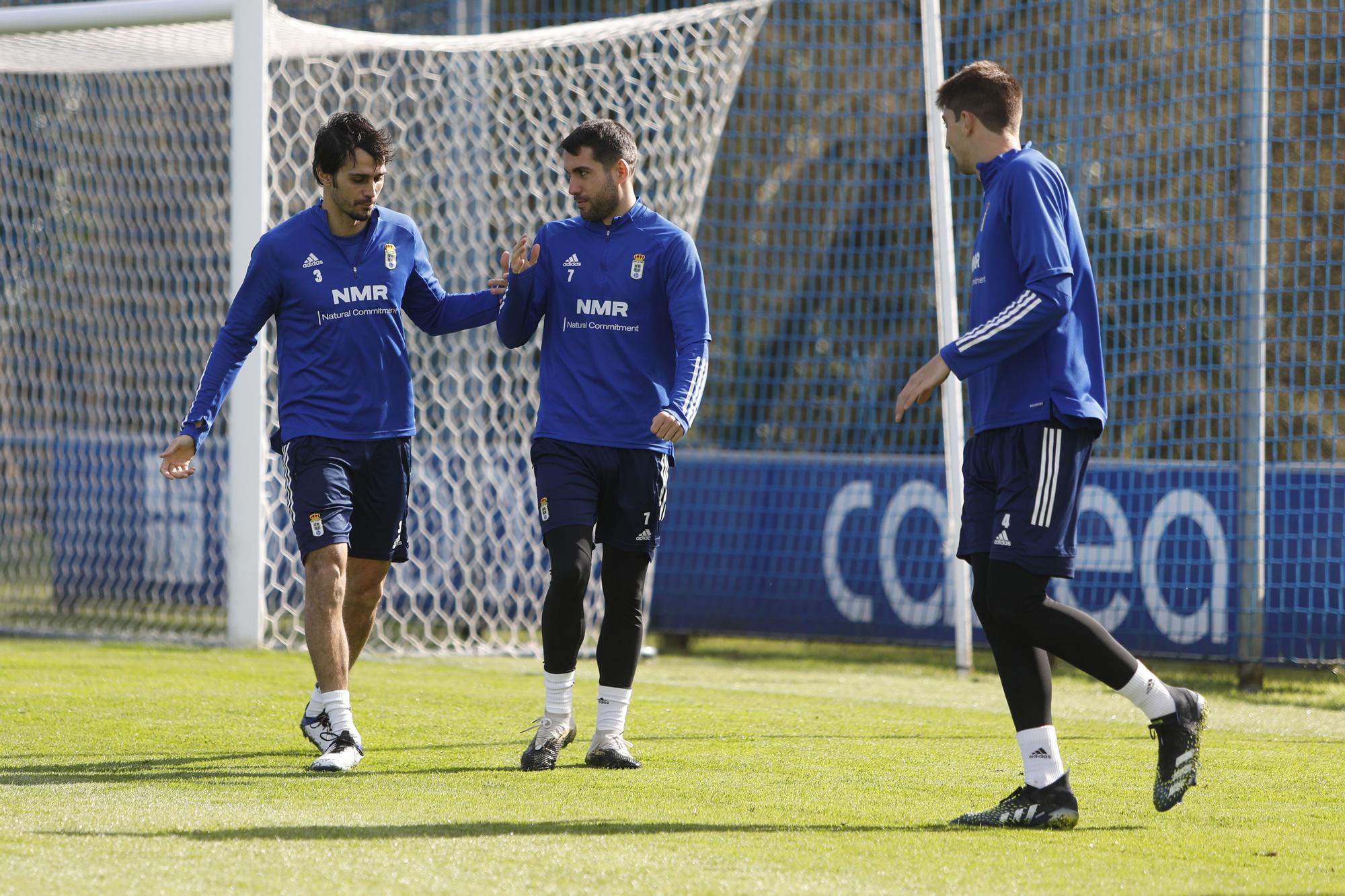 El entrenamiento del Oviedo