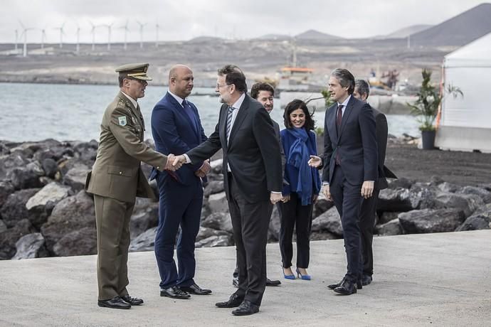 inauguración del puerto de granadilla por el ...