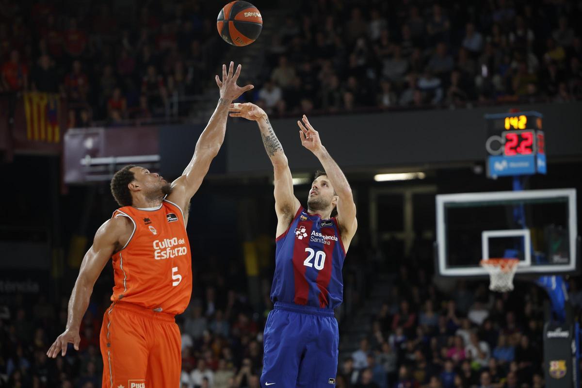 El Barça-Valencia Basket, en imágenes