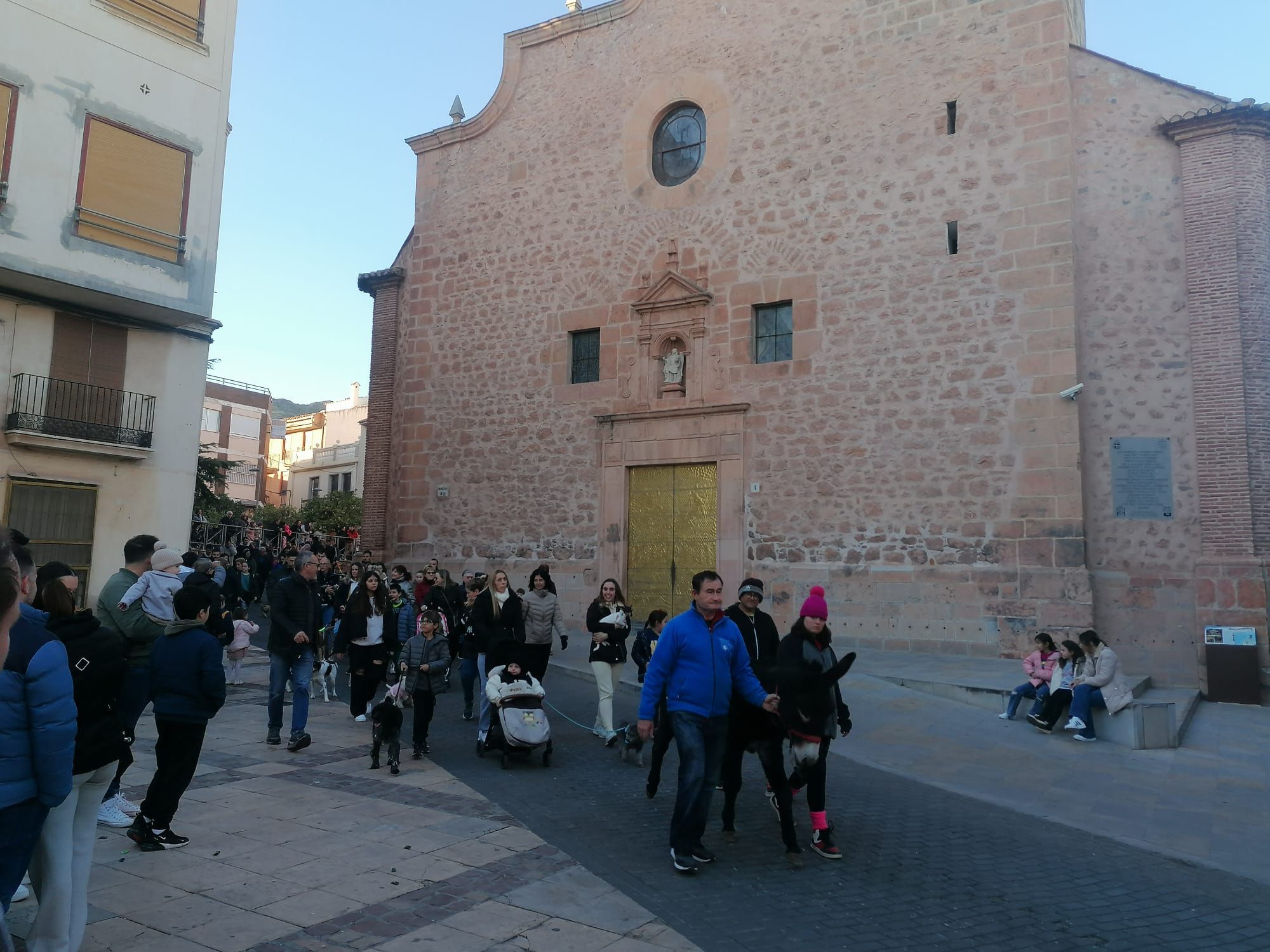 La Vall recupera su multitudinario pasacalle de Sant Antoni