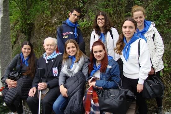 Estudiants manresans a Mauthausen