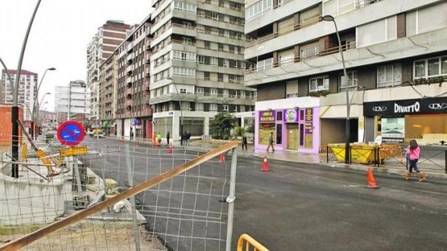 El estado de las obras de la avenida de Castilla, el jueves de la semana pasada.