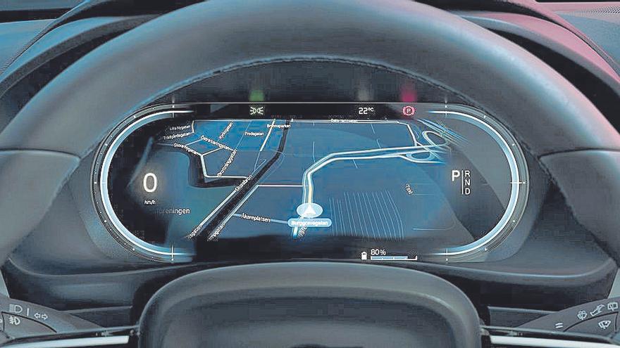 Interior del Volvo C40 Recharge