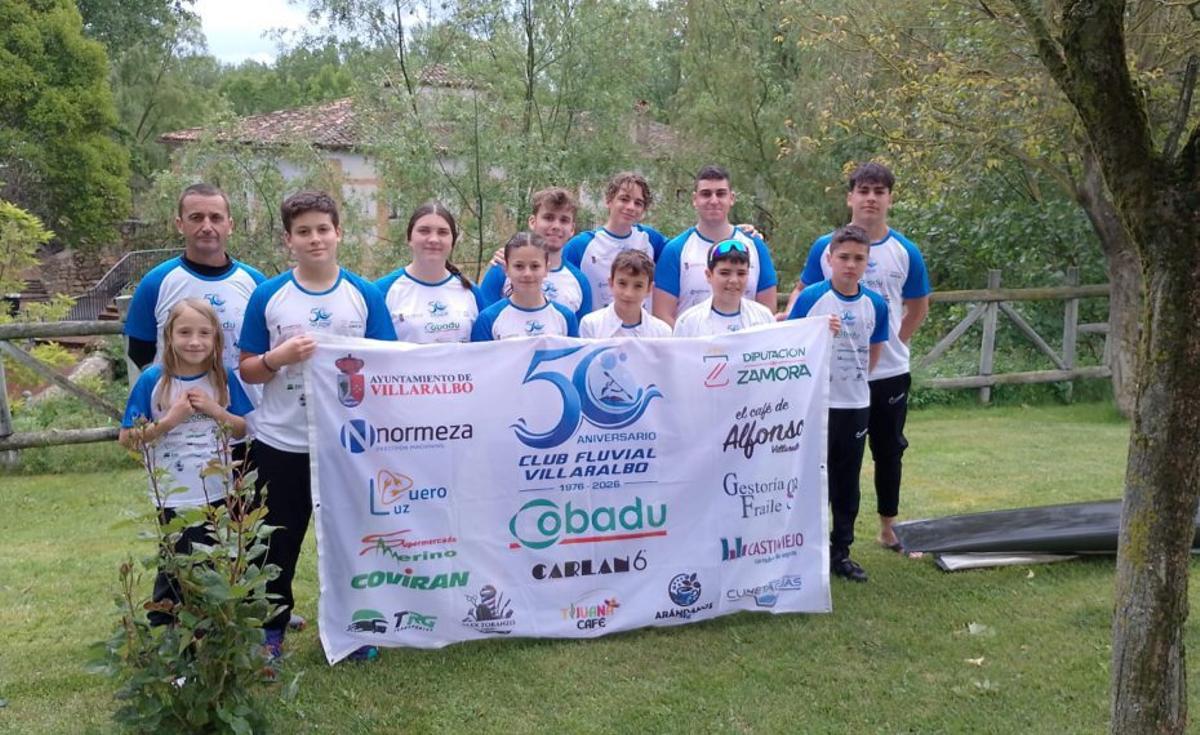 Equipo del Fluvial de Villaralbo. | CEDIDA