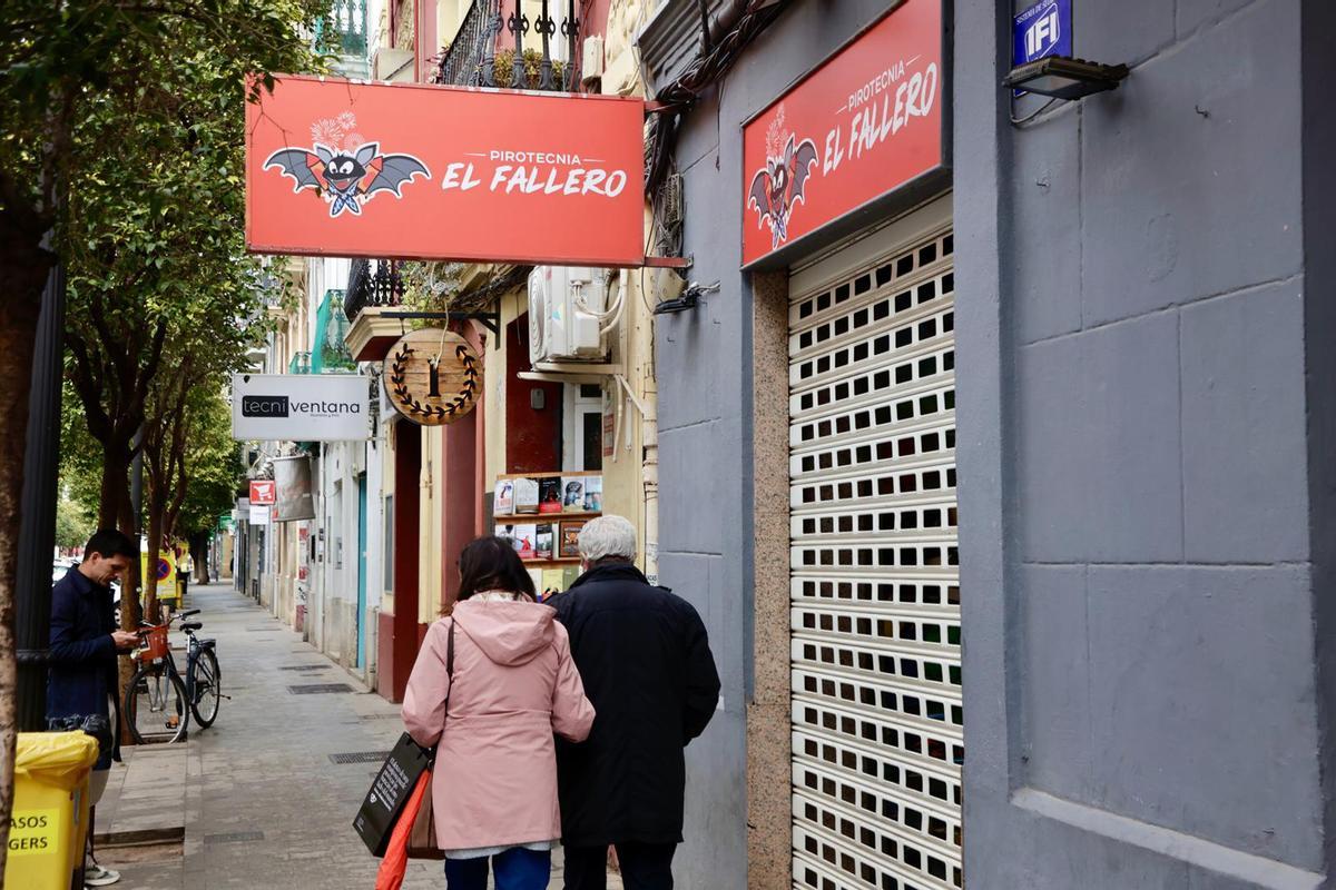 Pirotecnia El Fallero, también en el barrio de Russafa de València.